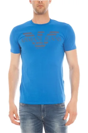 Emporio Armani Sweathshirts & Hoodies, Herre, Blå, M, Bomuld, Sweatshirts