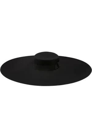 Nina Ricci Tilbehør, Dame, Sort, 58 CM, Uld, Stor Filt Uld Capeline