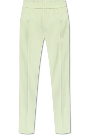 Palm Angels Bukser, Herre, Grøn, XL, Bomuld, Side-stripe Bukser