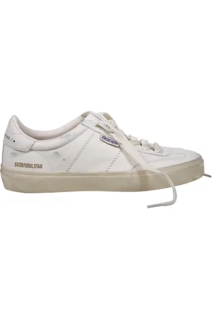 Golden Goose Sko, Dame, Hvid, 38 EU, Læder, Nappa Læder Tunge Hæl Sneakers