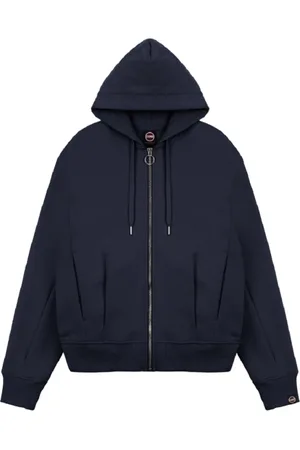 Colmar Sweathshirts & Hoodies, Dame, Blå, L, Bomuld, Blå Hættetrøje Extra Slim Fit