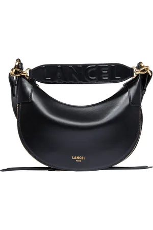 LANCEL Taske, Dame, Sort, ONE SIZE, Uld, Origami Skuldertaske Sort