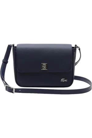 Lacoste Taske, Dame, Blå, ONE SIZE, Uld, Elegant skuldertaske med justerbar rem