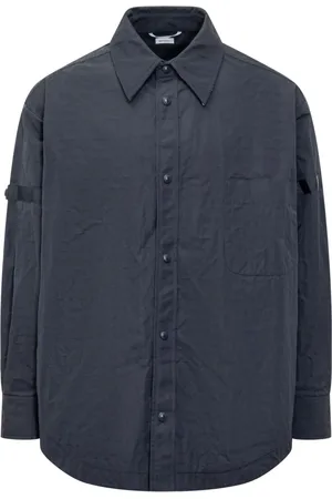 Thom Browne Jakke, Herre, Blå, L, Oversize Skjortejakke
