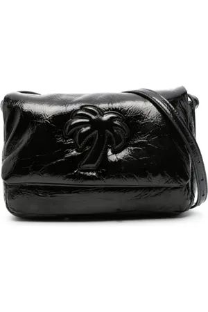 Palm Angels Taske, Dame, Sort, ONE SIZE, Uld, Soft Bridge Logo Skuldertaske