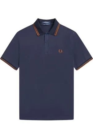 Fred Perry Top, Herre, Blå, XS, Bomuld, Iconic Twin Tipped Polo