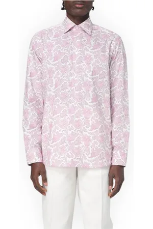 Etro Skjorte, Herre, Flerfarvet, 2XL, Roma Collar Shirt
