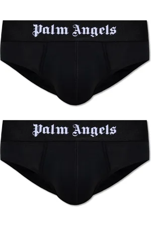 Palm Angels Undertøj, Herre, Sort, XS, Bomuld, Two-Pack Briefs