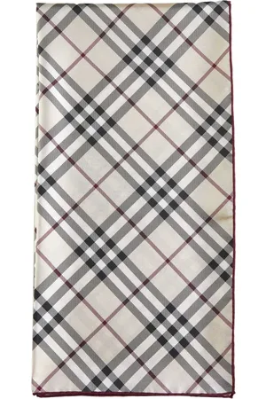 Burberry Tilbehør, Dame, Flerfarvet, ONE SIZE, Check Printed Square Scarf