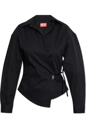 Diesel Bluser & Skjorter, Dame, Sort, S, Bomuld, C-Delphi Skjorte