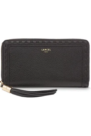 LANCEL Tilbehør, Dame, Sort, ONE SIZE, Uld, Stilfuldt Flirt Pung i Sort Læder