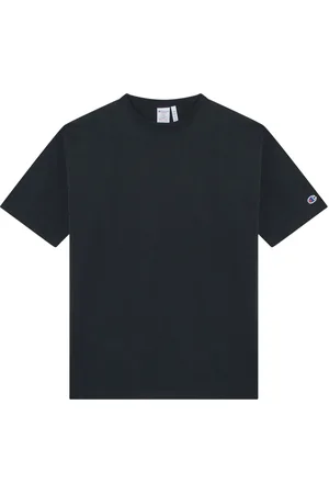 Champion Top, Herre, Blå, S, Hamp, Kortærmet Rund Hals T-shirt