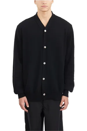 Comme des Garçons Strik, Herre, Sort, S, Uld, Lana Cardigan