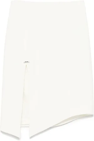 MUGLER Nederdel, Dame, Hvid, XS, Tyl, Short Nederdel