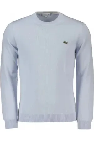 Lacoste Strik, Herre, Grå, S, Bomuld, Rundhalset sweater