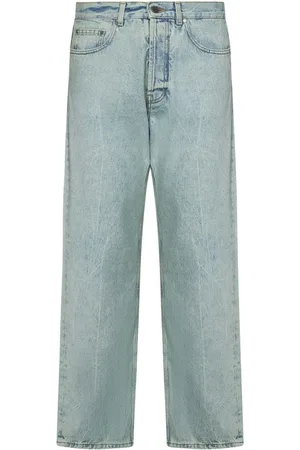 Palm Angels Jeans, Herre, Grøn, W31, Bomuld, Overdye Jeans