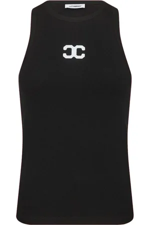 Co`Couture Top, Dame, Sort, L, Bomuld, Sporty Tanktop med Logo