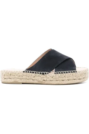 MANEBI Sko, Dame, Blå, 36 EU, Blå Sandaler til Sommeren