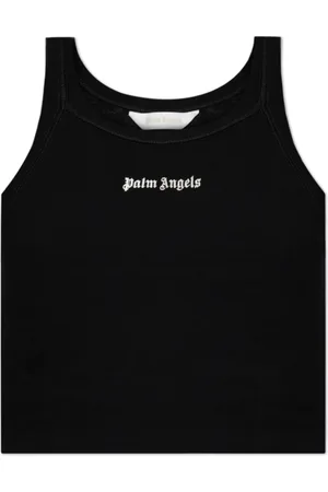 Palm Angels Top, Dame, Sort, L, Bomuld, Strap Top