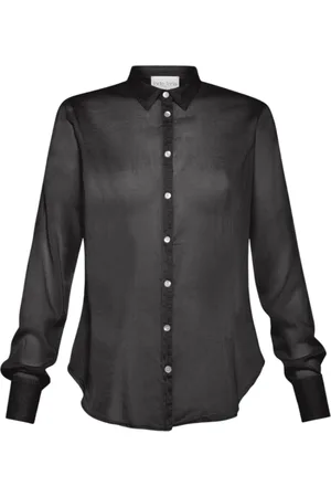 FORTE FORTE Bluser & Skjorter, Dame, Sort, L, Tyl, Sort Skjorte MY Shirt Style 9906