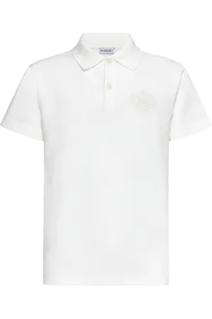 Burberry Top, Herre, Hvid, L, Bomuld, Polo Shirt