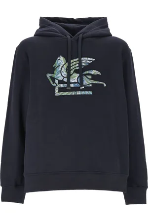 Etro Sweathshirts & Hoodies, Herre, Blå, M, Bomuld, Blå Bomuld Hættetrøje