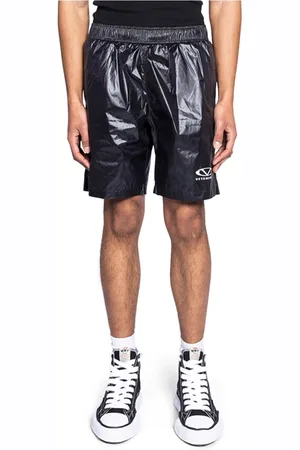 Vetements Badetøj, Herre, Sort, M, Sort Logo Badeshorts