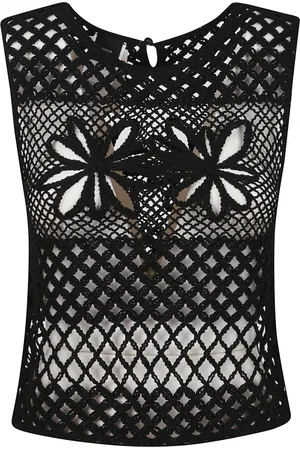 Pinko Top, Dame, Sort, L, Sort Topslid til Kvinder Ss25