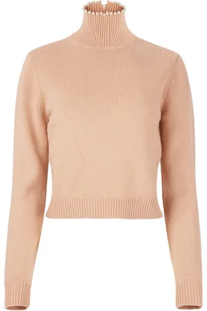 Nina Ricci Strik, Dame, , 2XL, Uld, Beaded Turtleneck