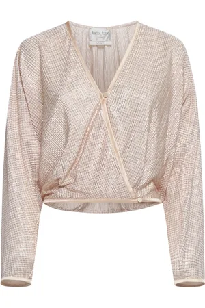 FORTE FORTE Bluser & Skjorter, Dame, Lyserød, M, Polyester, Elegant Skjorte
