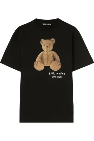 Palm Angels Top, Herre, Sort, S, Bomuld, Bear In Mind T-Shirt