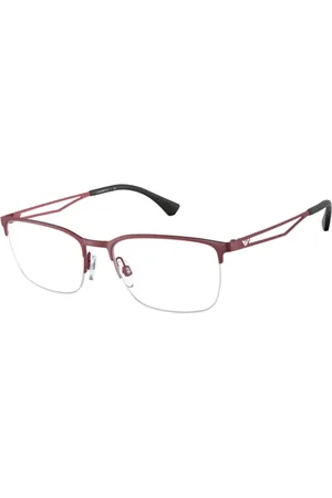 Emporio Armani Tilbehør, unisex, Rød, ONE SIZE, Uld, Stilfulde Vista Solbriller