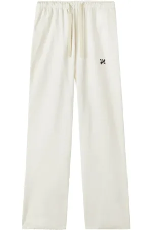 Palm Angels Bukser, Herre, Hvid, M, Uld, Monogram Travel Sweatpants