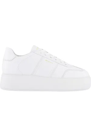 Nubikk Sko, Dame, Hvid, 40 EU, Læder, Elise Wing Sneaker
