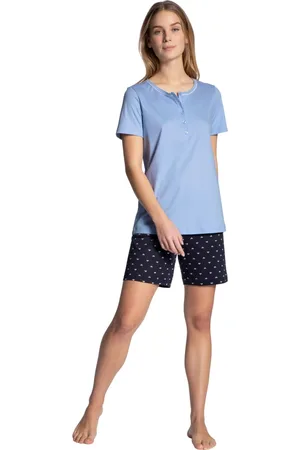 Calida Nightwear & Lounge, Dame, Blå, M, Pyjamas til kvinder for behagelige nætter
