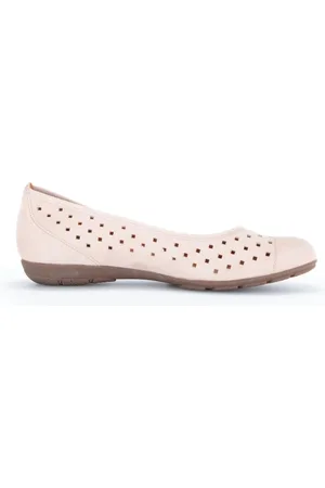 Gabor Sko, Dame, Lyserød, 42 1/2 EU, Suede, Hovercraft Ballerina Sko