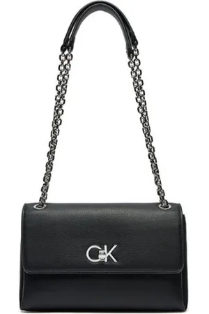 Calvin Klein Taske, Dame, Sort, ONE SIZE, Uld, Dame Skuldertaske