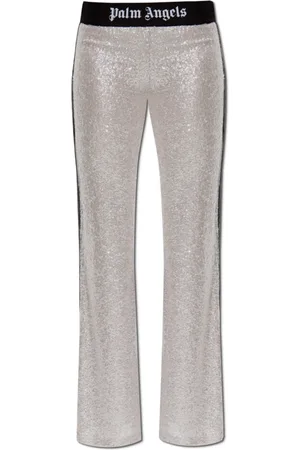 Palm Angels Bukser, Dame, Grå, L, Sequin Bukser