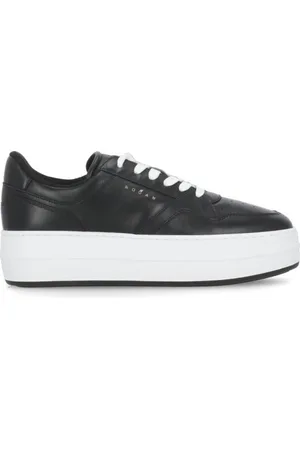 Hogan Sko, Dame, Sort, 37 EU, Læder, Sort H670 Snøresko Sneakers
