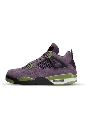 Jordan Sko, Herre, Lilla, 38 EU, Uld, Lilla Retro 4 Sneakers