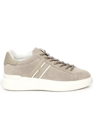 Hogan Sko, Herre, , 41 1/2 EU, Læder, Sneakers med læderdetaljer