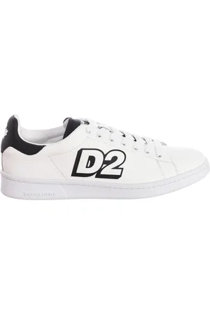 Dsquared2 Sko, Herre, Hvid, 45 EU, Uld, Low-Top Sports Sneakers