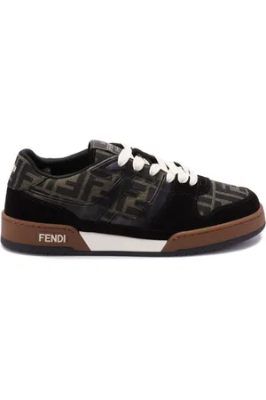 Fendi Sko, Herre, Sort, 41 1/2 EU, Sorte Sneakers