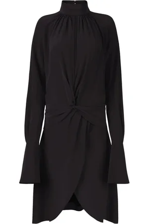 Nina Ricci Kjole, Dame, Sort, L, Højhalset Midi Kjole