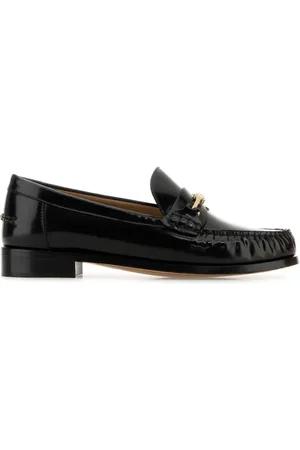 Salvatore Ferragamo Sko, Dame, Sort, 36 1/2 EU, Læder, Sorte Læder Harry Loafers