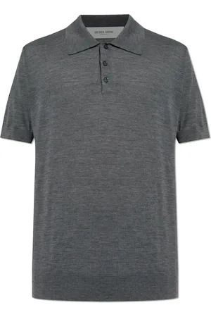 Golden Goose Top, Herre, Grå, M, Uld, Uld Polo