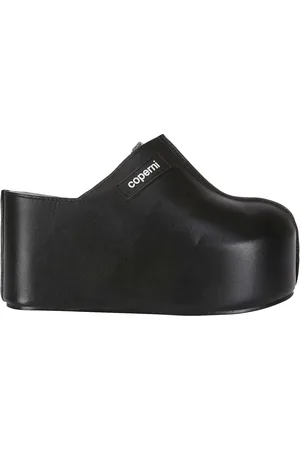 COPERNI Sko, Dame, Sort, 40 EU, Uld, Clog Wedge Sandaler