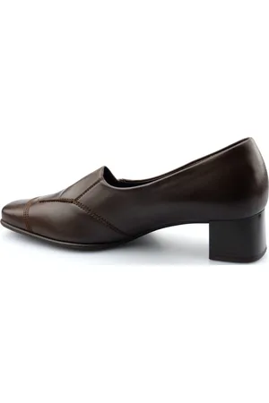 Gabor Sko, Dame, Brun, 40 1/2 EU, Læder, Brune Læder Pumps