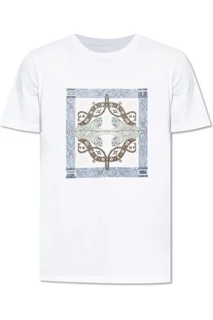 Etro Top, Herre, Hvid, XL, Bomuld, T-shirt med print