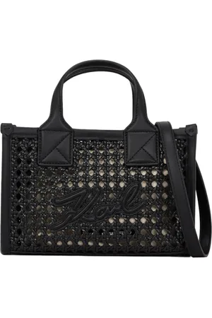 Karl Lagerfeld Taske, Dame, Sort, ONE SIZE, Tasker k/skuare sm tote vævet a2w30053